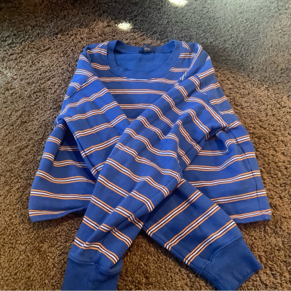 Cute striped blue sweater great for